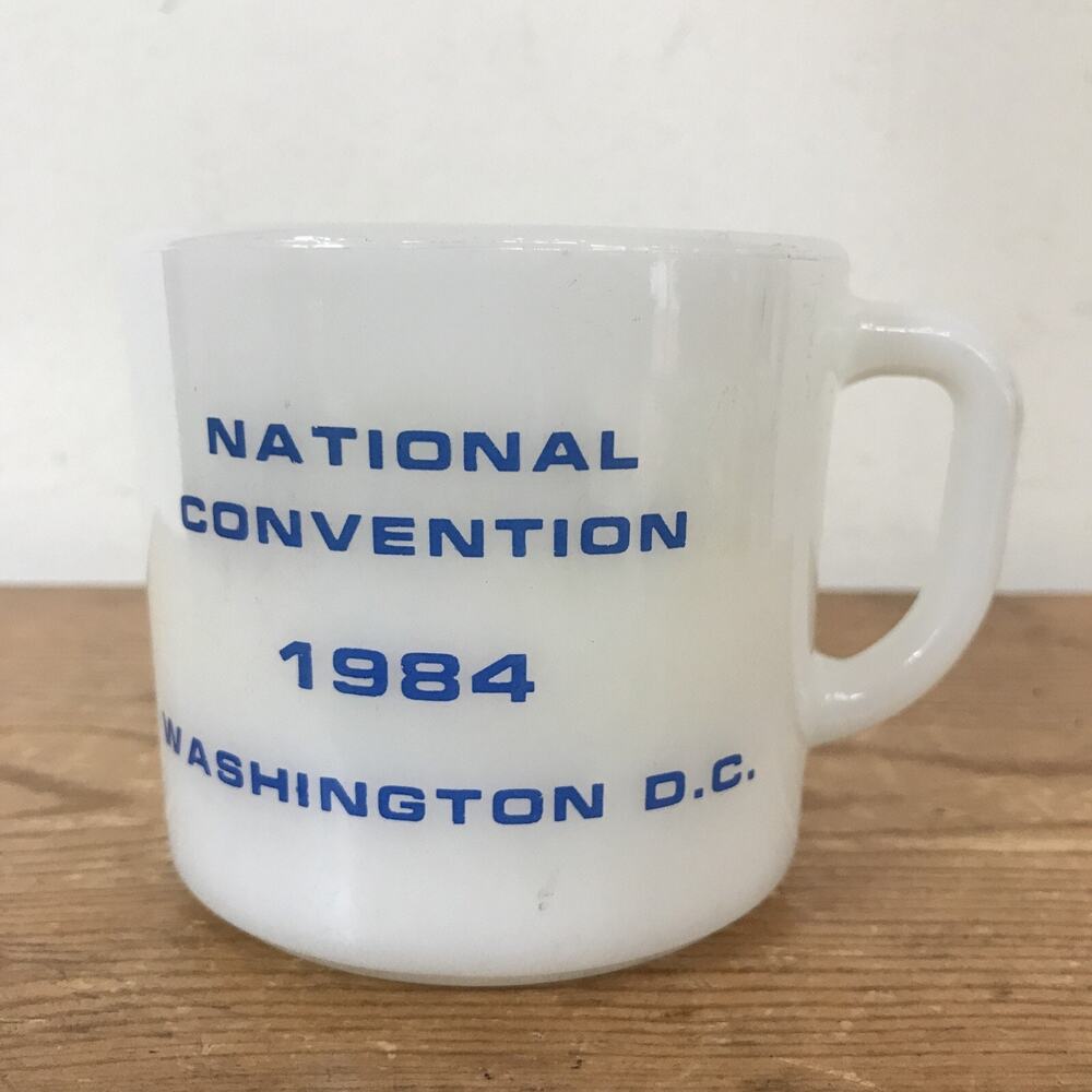 Waves US Navy Womens Reserve National Convention 1984 Washington DC Glass Mug - Picture 2 of 6